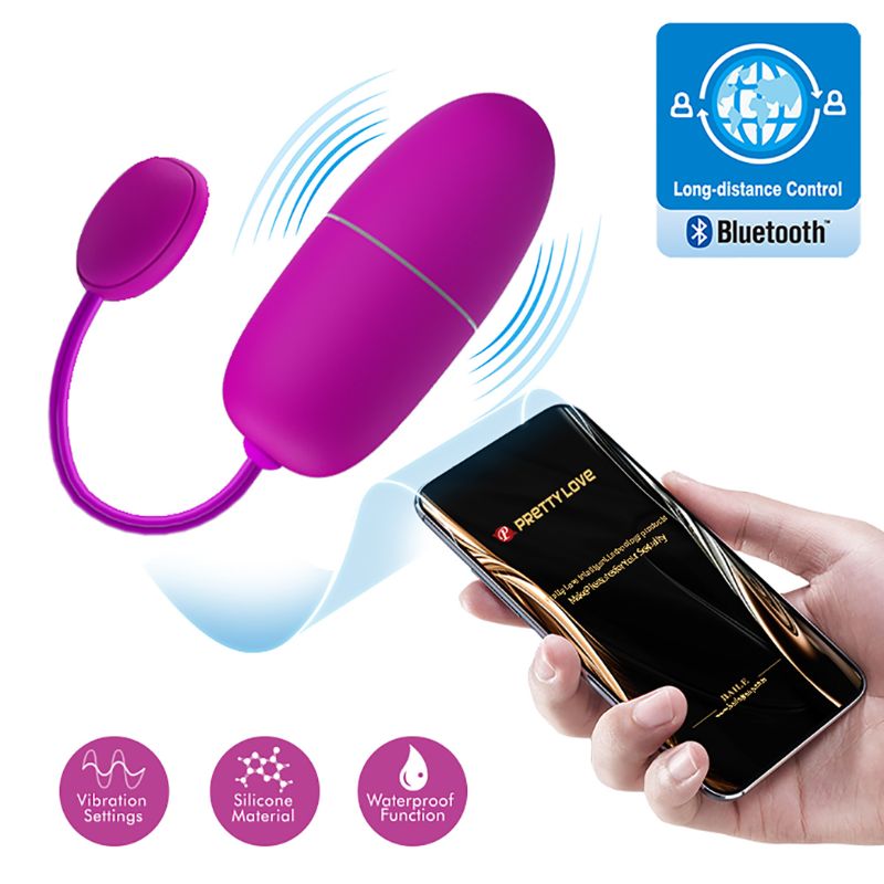Pretty Love - Global Remote Control Series Nymph | App-Controlled Vibrating Egg