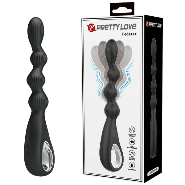 Pretty Love - Federer | Rechargeable Anal Beads