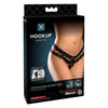 HOOKUP - Crotchless Secret Gem - Black | Panties & Diamond Butt Plug Set
