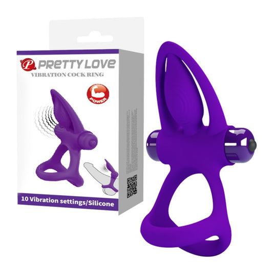Pretty Love - Vibration Cock Ring | Purple