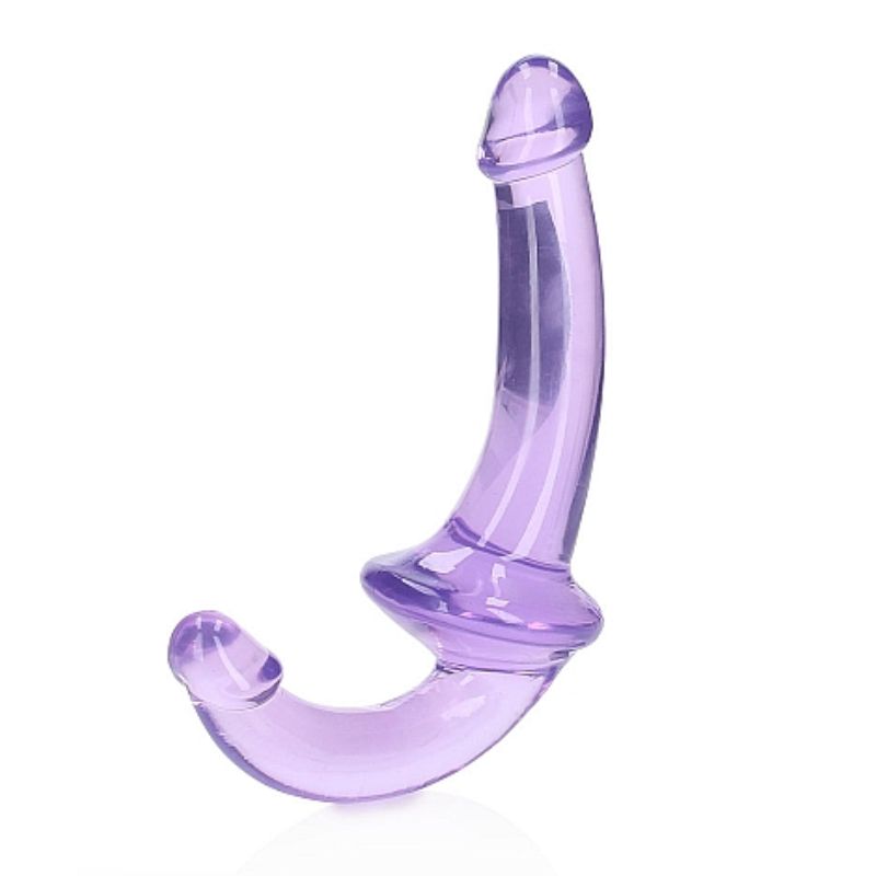 Real Rock - Crystal Clear Strapless Strap-On | 6 Inches