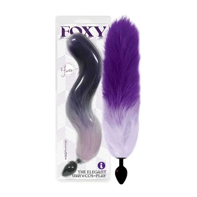 Icon Brands - Foxy Fox Tail Silicone Butt Plug | Assorted Colours