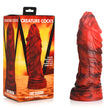 Creature Cocks - Fire Dragon Red Scaly | Silicone Dildo