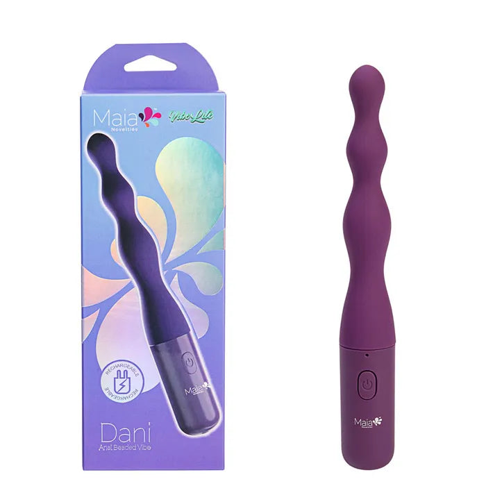 Maia - Dani Rechargeable Beaded Vibrator | 17.8cm