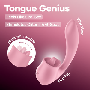 Satisfyer - Tongue Genuis | Clitoris & G-Spot Vibrator