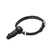 Love In Leather - Silicone Gag With Penis Plug | Black