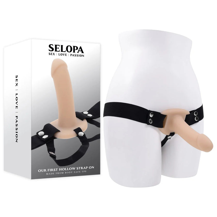Selopa - Our First Hollow Strap On | 16.3cm
