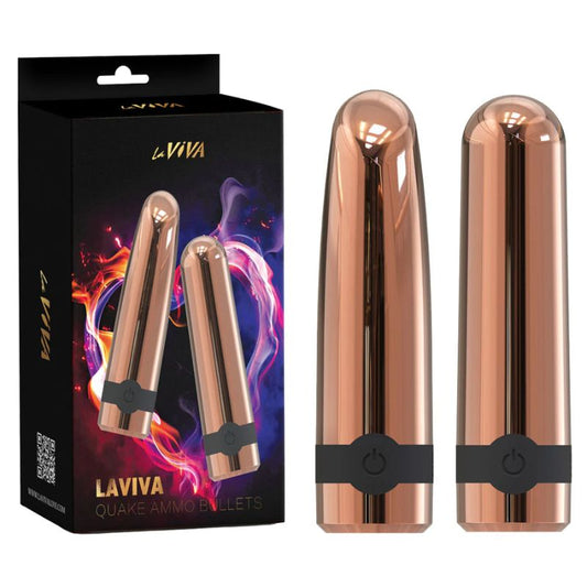 La Viva - Quake Ammo Bullets | Rose Gold