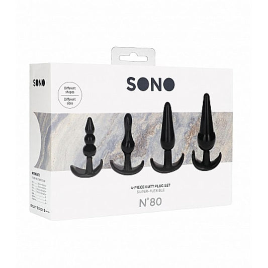 Sono - Four Piece Butt Plug Set | No. 80
