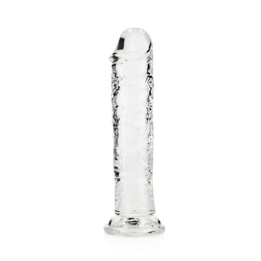 Real Rock - Crystal Clear Straight Dildo 7" | Transparent