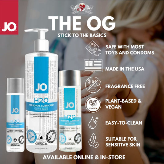 Jo - H20 Original | Water-Based Lubricant | Assorted Sizes