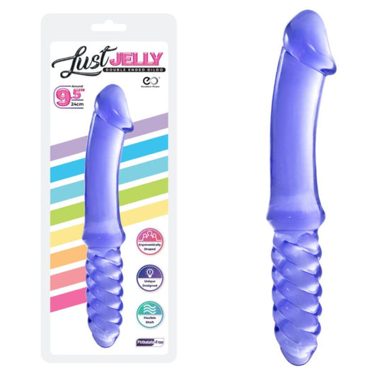 Excellent Power - Lust Jelly 9.5" Double Ended Dildo | Assorted Colours