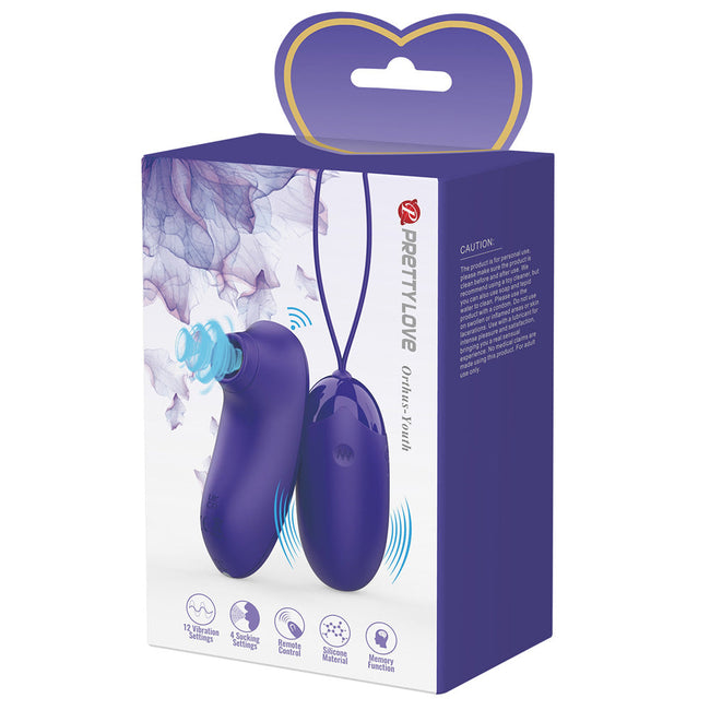 Pretty Love - Orthus | 2-in-1 Vibrating Egg & Air Pulse Stimulator