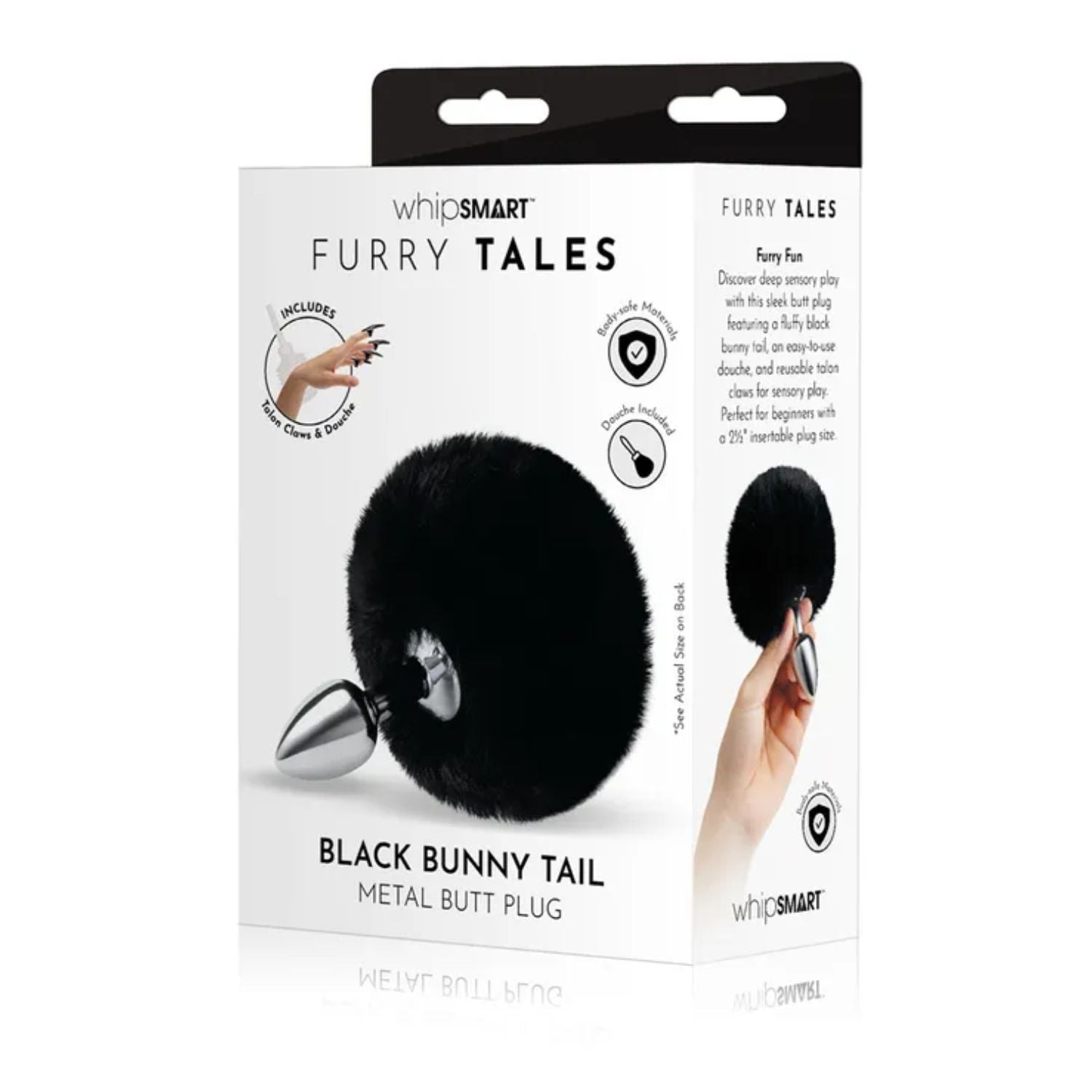 WhipSmart Furry Tales - Bunny Tail | Metal Butt Plug