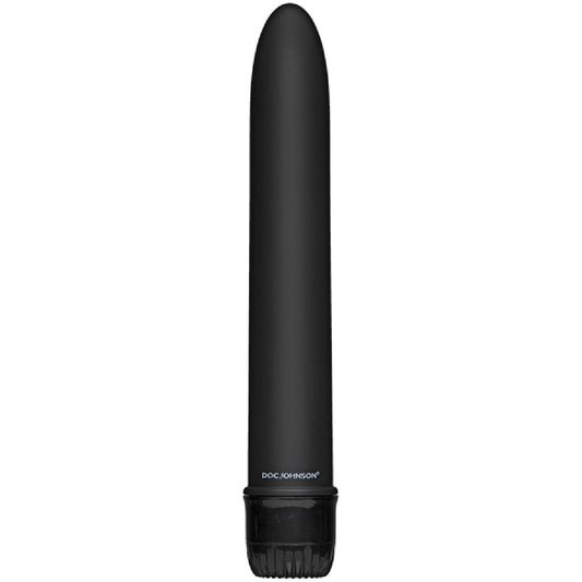 Doc Johnson – Black Magic Classic 7" Vibe | Classic Vibrator