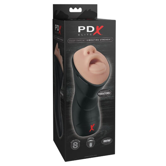 PDX Elite - Deep Throat Vibrating Stroker | Mouth