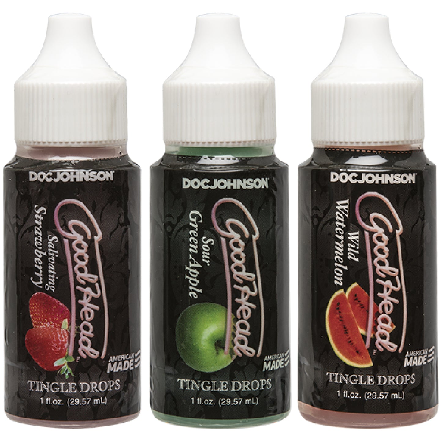 Doc Johnson – GoodHead Tingle Drops 3-Pack | Oral Sex Enhancers