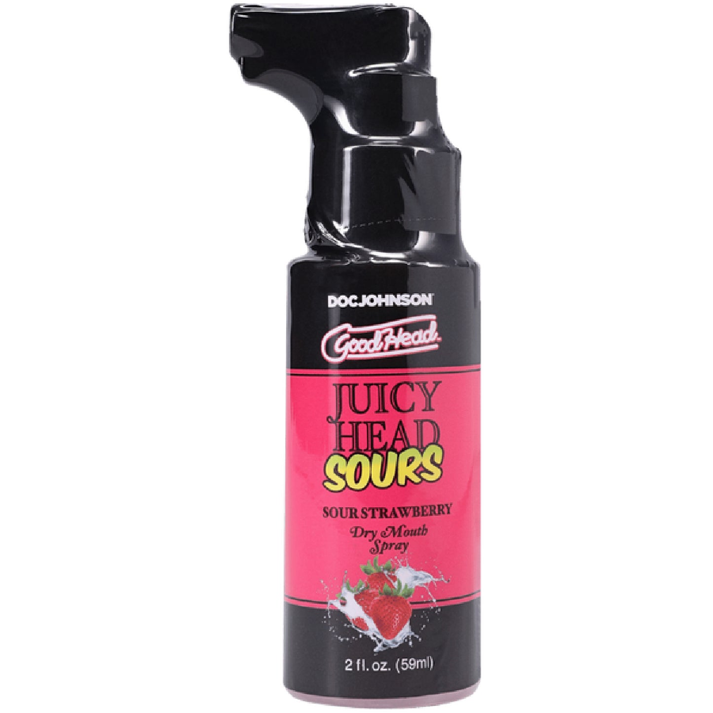 Doc Johnson – Good Head Juicy Head Dry Mouth Spray (Sour Strawberry) | Oral Sex Enhancement Spray