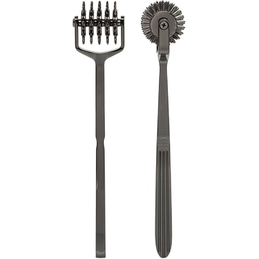 Kink by Doc Johnson – Solid Metal 5-Wheeled Pinwheel Spike | Sensation Play Tool