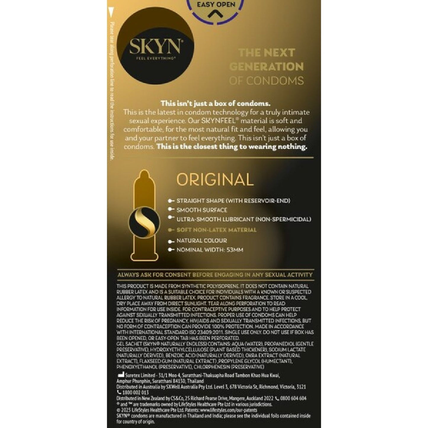 LifeStyles – 20 Pack SKYN Original | Non-Latex Condoms