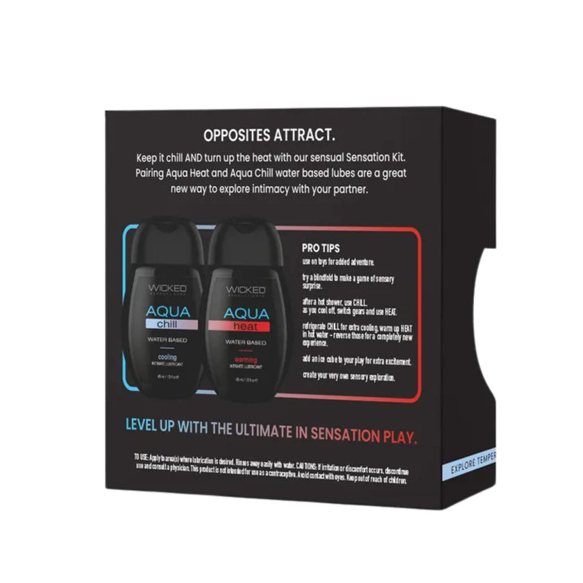 Wicked - Aqua Sensations Kit | Heat & Chill 45mL