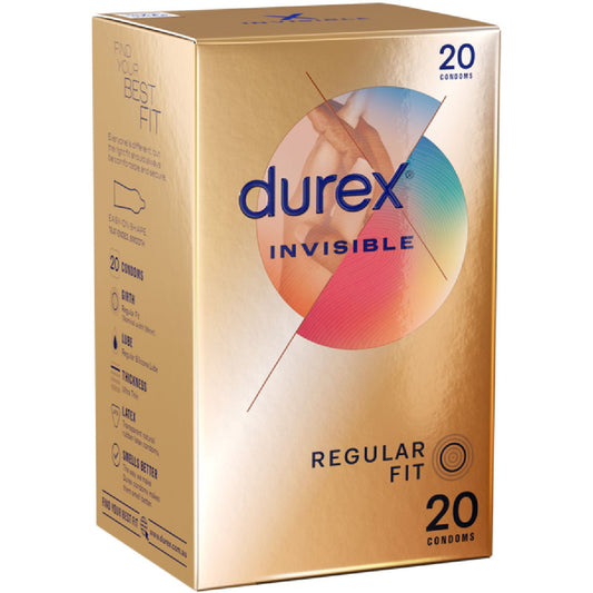 Durex - Invisible 20 Pack Regular Fit | Condoms