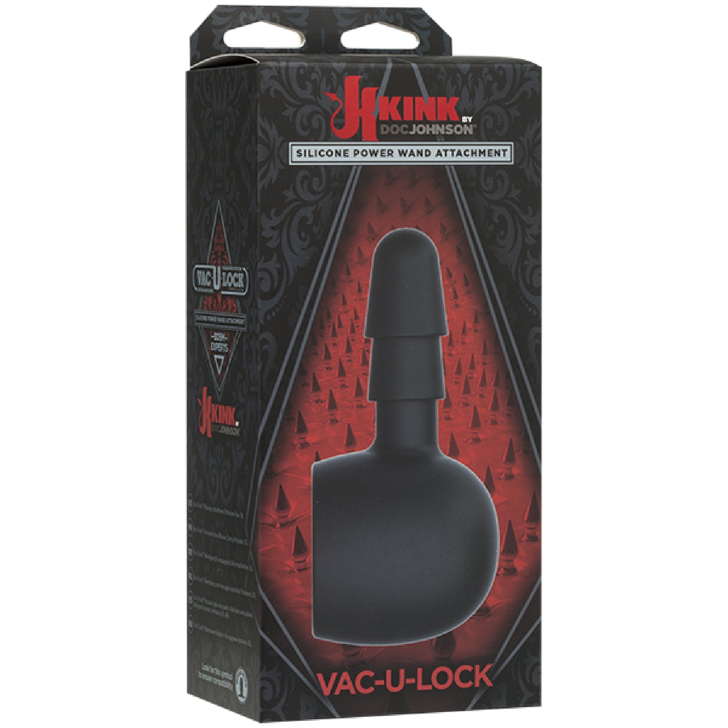 Kink by Doc Johnson – Silicone Power Wand Attachment Vac-U-Lock™ | Wand Accessory Adapter