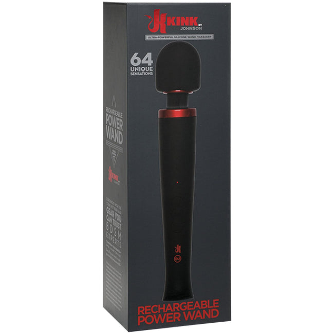 Kink by Doc Johnson – Rechargeable Power Wand | Vibrating Wand Massager