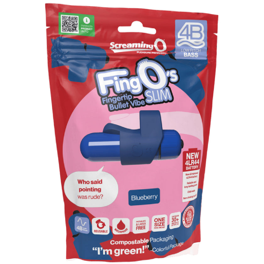 Screaming O - FingO’s Slim 4B Low Pitch Bass | Fingertip Bullet Vibrator