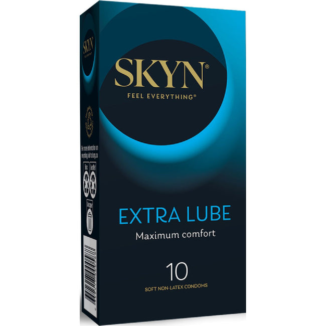 LifeStyles – 10 Pack SKYN Extra Lube | Non-Latex Condoms