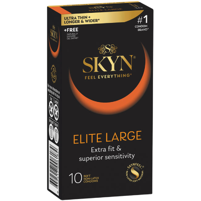 LifeStyles – 10 Pack SKYN Elite Large | Non-Latex Condoms