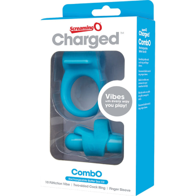 Screaming O – Charged Combo Kit #1 | Rechargeable bullet & Cock Ring Set