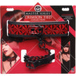 Master Series - Crimson Tied Collar With Leash | Collar & Leash Set