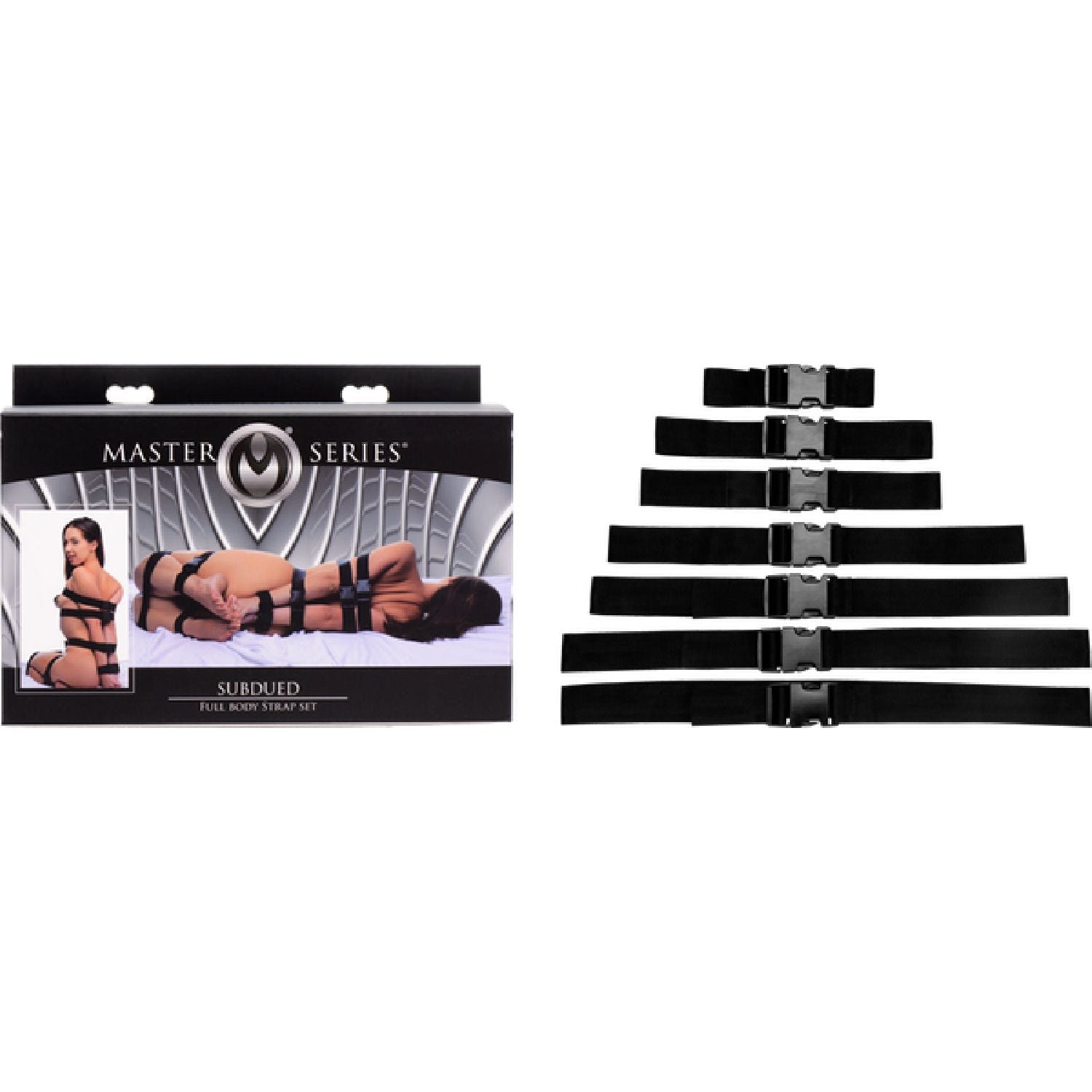 Master Series - Subdued Full Body Strap Set | Bondage Strap Set