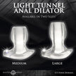 Master Series - Light-Tunnel Light-Up Anal Dilator | Anal Dilator