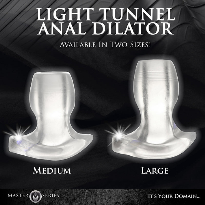 Master Series - Light-Tunnel Light-Up Anal Dilator | Anal Dilator
