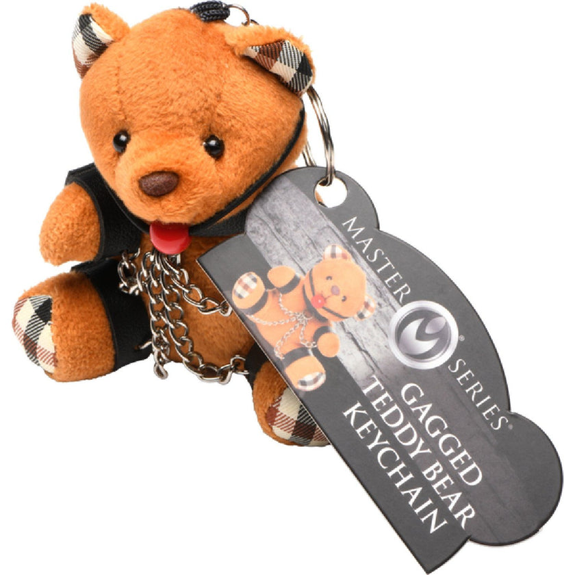Master Series - Gagged Teddy Bear Keychain | Novelty Keychain
