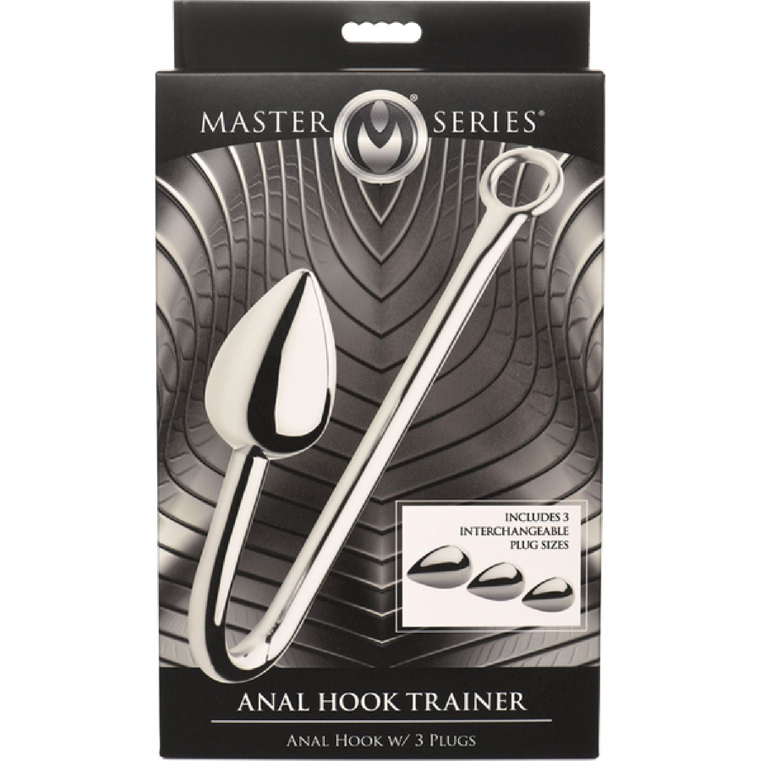 Master Series - Anal Hook Trainer with 3 Plugs | Anal Hook