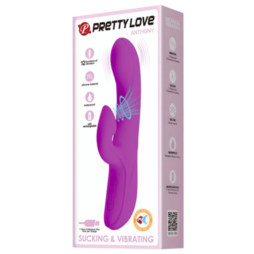 Pretty Love - Anthony | Sucking & Vibrating Rabbit Vibrator