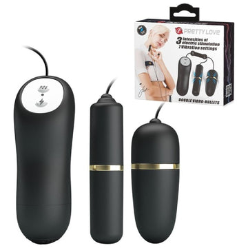 Pretty Love – Double Vibro Bullets | Vibrating & Electro-Stimulation Bullets