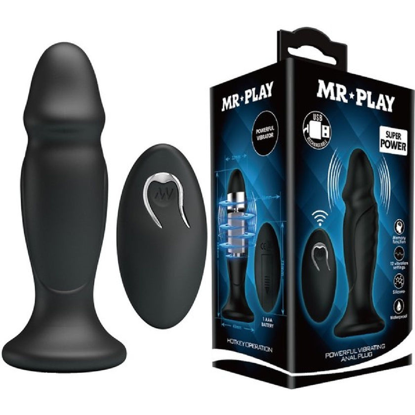 Pretty Love – Mr Play Powerful Vibrating Anal Plug | Rechargeable Anal Plug