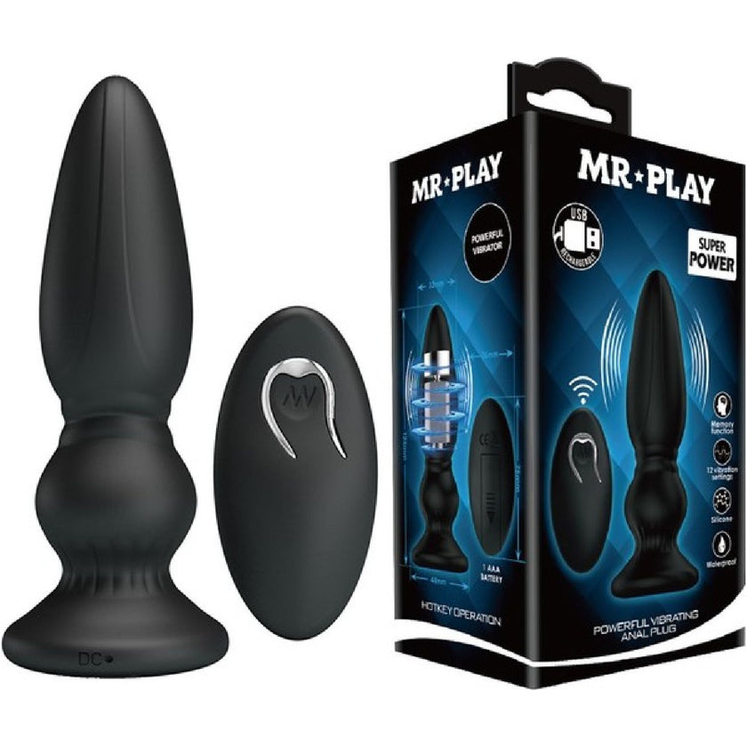 Pretty Love – Mr Play Powerful Vibrating Anal Plug | Prostate Massager