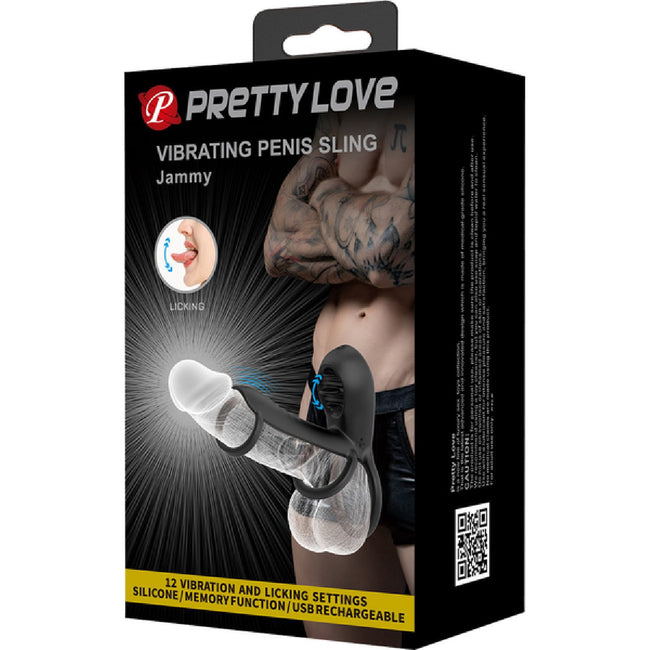 Pretty Love – Jammy | Vibrating Penis Sling