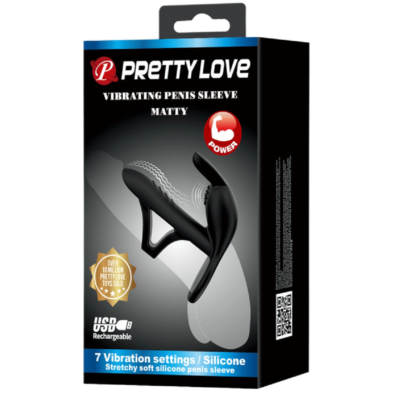 Pretty Love - Vibrating Penis Sleeve Matty | Vibrating Penis Sleeve
