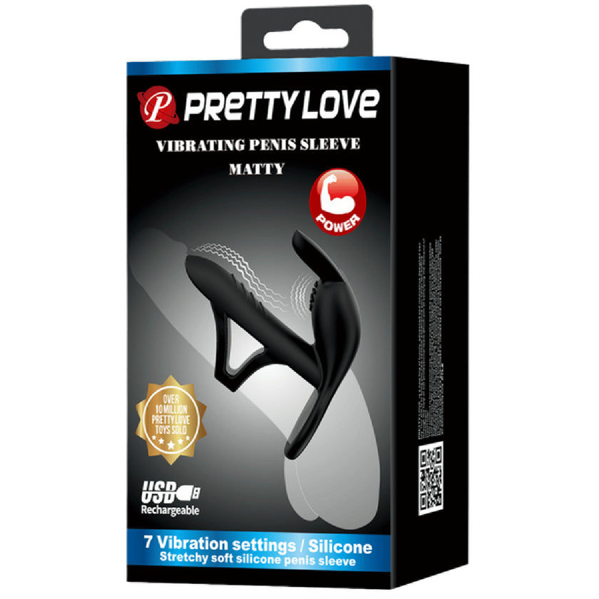 Pretty Love - Vibrating Penis Sleeve Matty | Vibrating Penis Sleeve