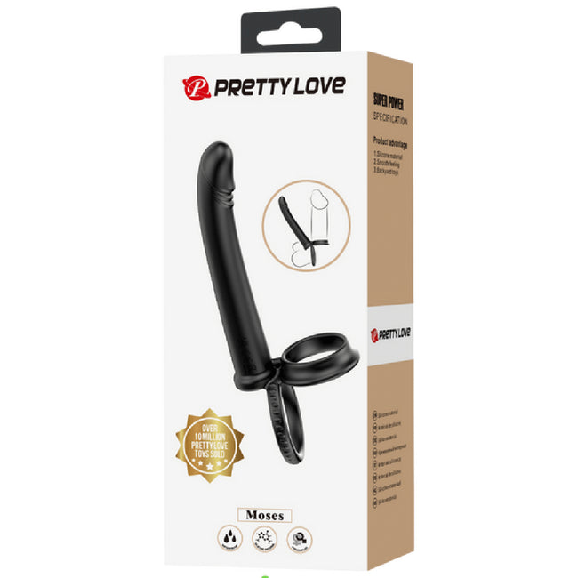 Pretty Love - Super Power Moses | Cock & Ball Ring with Anal Probe