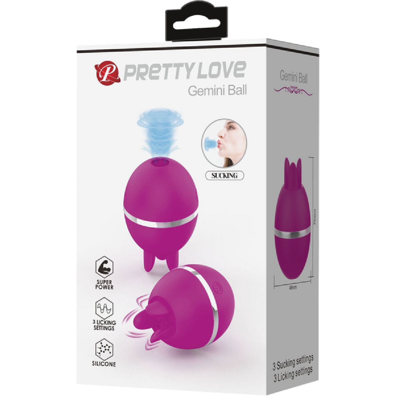 Pretty Love - Gemini | Ball Sucking and Licking Vibrator