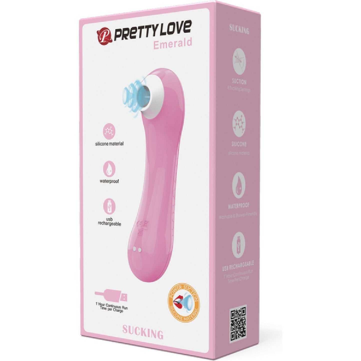 Pretty Love – Emerald | Rechargeable Suction Vibrator