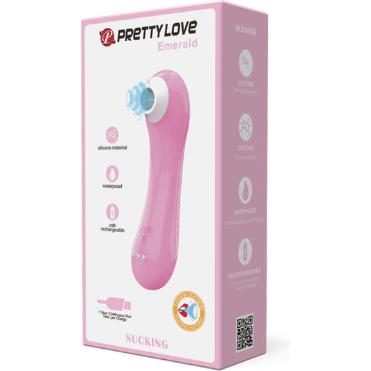 Pretty Love – Emerald | Rechargeable Suction Vibrator