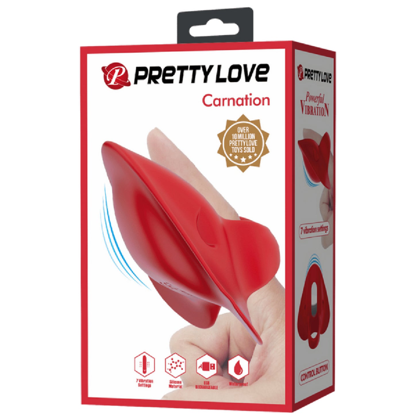 Pretty Love - Carnation | Finger Vibrator